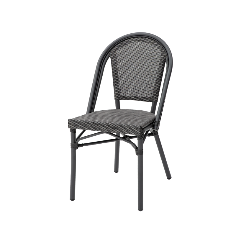 Silla de technoratán MATTEO negro-gris grafito