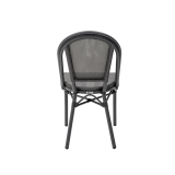 Silla de technoratán MATTEO negro-gris grafito