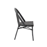 Silla de technoratán MATTEO negro-gris grafito