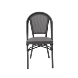 Silla de technoratán MATTEO negro-gris grafito