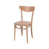 La silla de restaurante de madera BOOMERANG natural