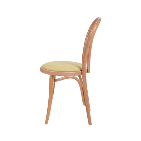 La silla de restaurante de madera MONET 18 asiento color pistacho
