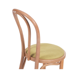 La silla de restaurante de madera MONET 18 asiento color pistacho