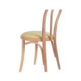 La silla de restaurante de madera MONET 18 asiento color pistacho
