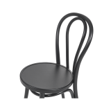 La silla de restaurante de madera MONET 18 Negro