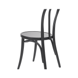 La silla de restaurante de madera MONET 18 Negro