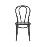 La silla de restaurante de madera MONET 18 Negro