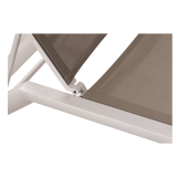 Tumbona de piscina de aluminio RIVIERA beige