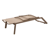 Tumbona de piscina de aluminio RIVIERA champán