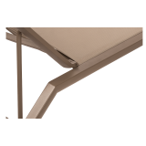 Tumbona de piscina de aluminio RIVIERA champán