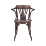 La silla de restaurante de madera LEGEND ARM nogal