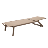 Tumbona de piscina de aluminio RIVIERA champán