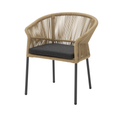 Silla de technoratán AUGUSTO beige oscuro