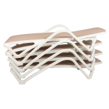 Tumbona de piscina de plástico MARINA beige