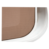 Tumbona de piscina de plástico MARINA beige