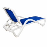 Tumbona de piscina de plástico MARINA azul