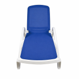 Tumbona de piscina de plástico MARINA azul