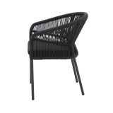 Silla de tecnorratán AUGUSTO antracita