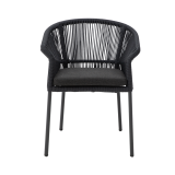 Silla de tecnorratán AUGUSTO antracita
