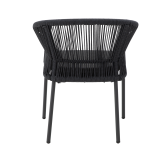Silla de tecnorratán AUGUSTO antracita