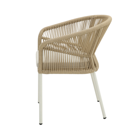 Silla de tecnorratán AUGUSTO beige