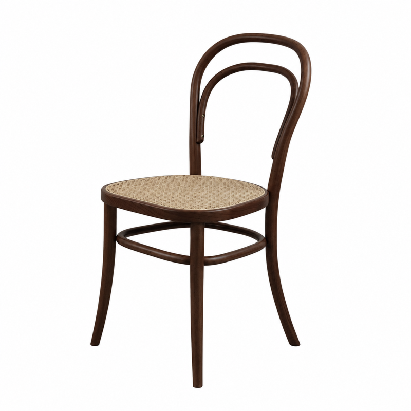 La silla de restaurante de madera ICONIC nogal