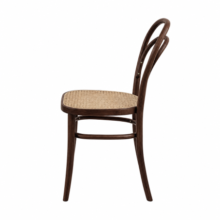 La silla de restaurante de madera ICONIC nogal