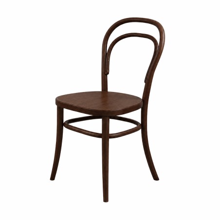 La silla de restaurante de madera ICONIC nogal