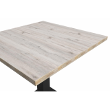 Mesa Da Bistro GIZA 68x68 roble cortona con canto Light Wood
