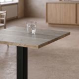 Mesa Da Bistro GIZA 68x68 roble cortona con canto Light Wood