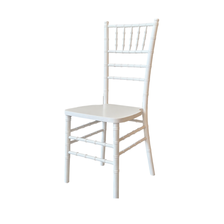 Silla de boda de madera TIFFANY WOOD blanco