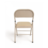 Catering silla plegable POLY 4 beige piel sintética