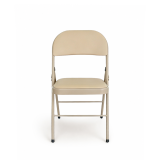 Catering silla plegable POLY 4 beige piel sintética