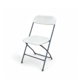 Catering silla plegable POLY 7 blanco
