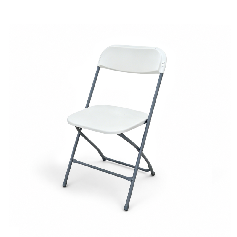 Catering silla plegable POLY 7 blanco