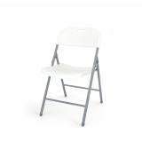 Catering silla plegable POLY 10 blanca