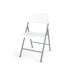 Catering silla plegable POLY 10 blanca