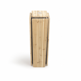 Mesa para jardín cervecero WOODY CROSS 241x241 abeto