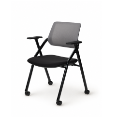 Silla de formación OPTIMA CA negro y gris