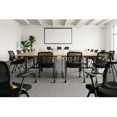 Silla de formación ERGON negra