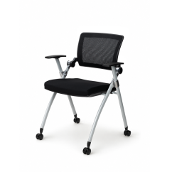 Silla de formación FLOW negro-gris
