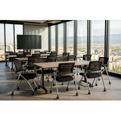 Silla de formación FLOW negro-gris
