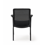 Silla de formación FORMO negro y gris