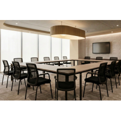 Silla de formación FORMO negra