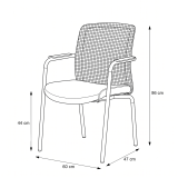 Silla de formación FORMO negra