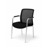 Silla de formación LENZO negra