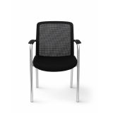 Silla de formación LENZO negra
