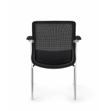 Silla de formación LENZO negro y gris