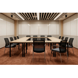 Silla de formación LENZO negro y gris