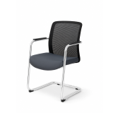 Silla de formación QUADRA negro y gris